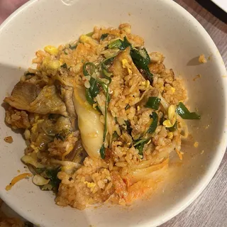 Pork Kimchee Bibim Bap in Stoneware