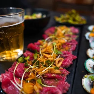 Beef carpaccio