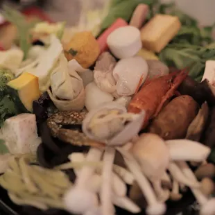 a variety of vegetables on a plate