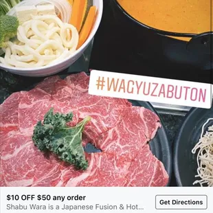 Wagyu Shabu special