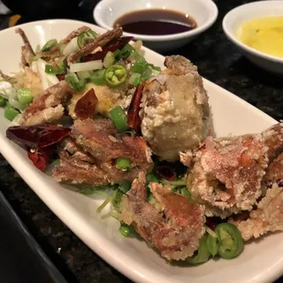 Salt and Pepper Soft Shell Crabs