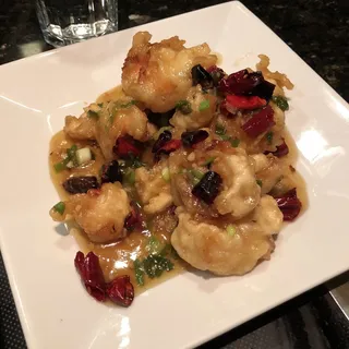 Deep Fried Shrimps with Chili Sauce