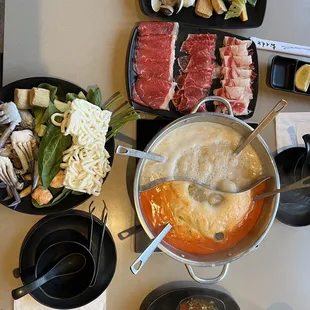 Spicy miso and Tonkotsu pork bone