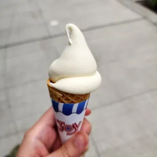 Free cone at the end