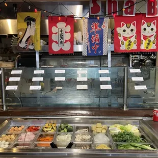 Veggie, fish balls, noodles galore!