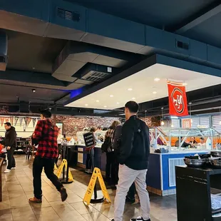 Buffet area