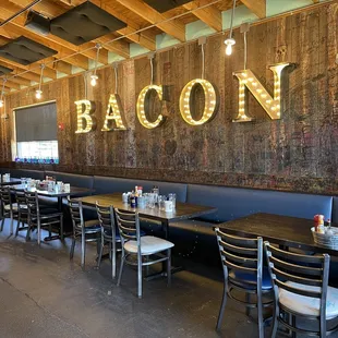 the interior of a restaurant