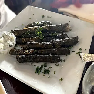 Grape Leaves Platter