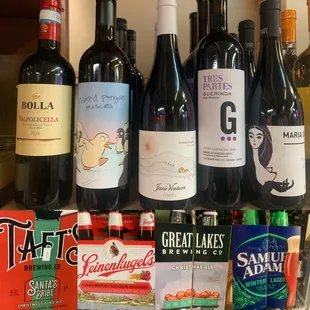 Large Beer and Wine Selection