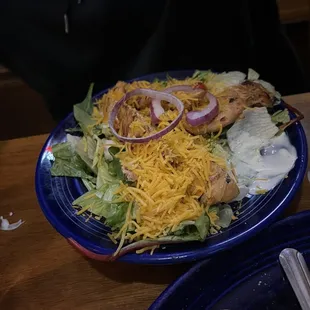 Funky chicken half salad