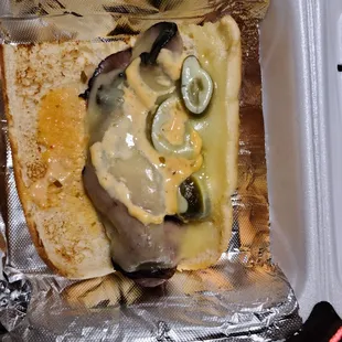 I honestly can't describe in words what this sandwich is made of.