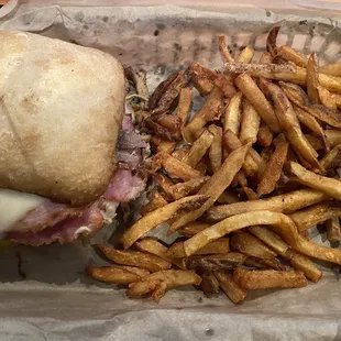 Cuban Sandwich + Fresh Cut Fries.