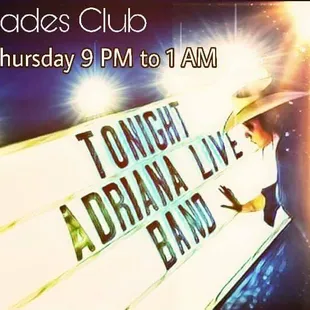 a marquee for a concert