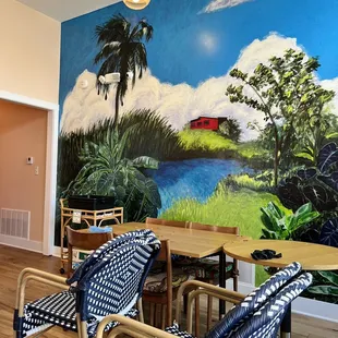 a dining area