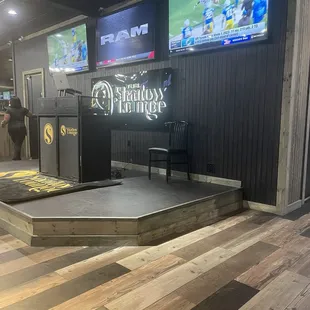 stage inside