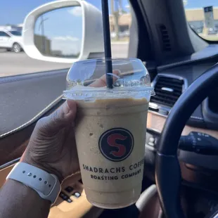 Some frozen number with oat milk.