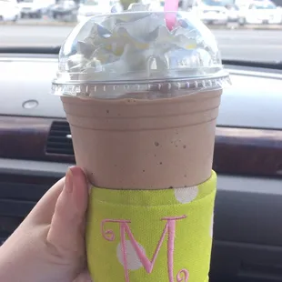 I ordered a cookies and creme frappe but I don&apos;t think this is it? It was too strong of coffee.