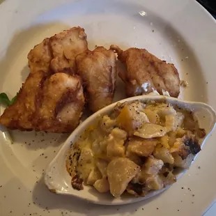 Battered for sh fry &amp; augraten potatoes!!