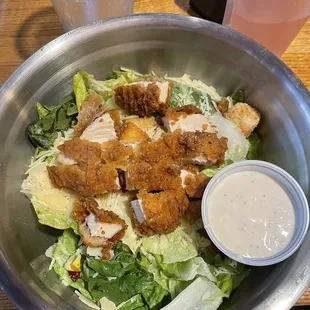Chicken Caesar salad