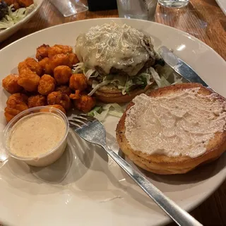 Mushroom Swiss Burger