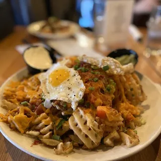 Irish Breakfast Nachos Brunch