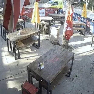 Outside patio