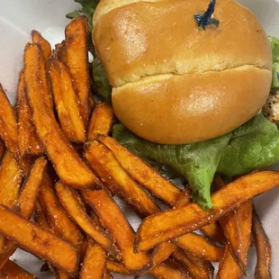 Grilled Chicken Breast Sandwich with Sweeties