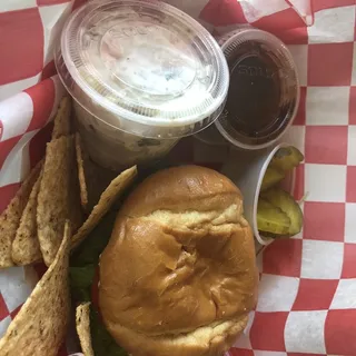 Brie & Grilled Onion Burger