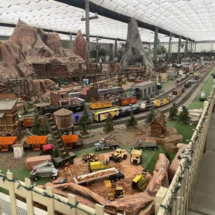 Model train room