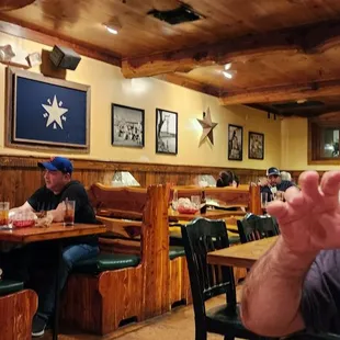 people sitting at tables