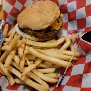 Bbq bacon burger, good