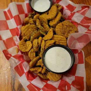 Fried pickles, yum