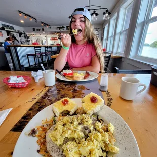 Shady Oak Potato plate. Breakfast of champions!