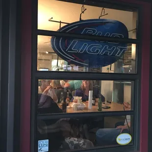 From the back porch!