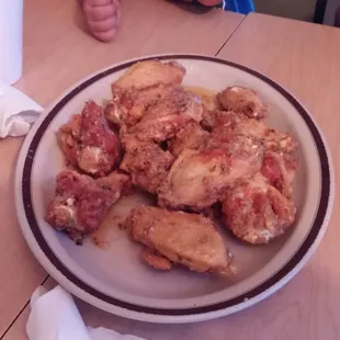 Garlic parm wings