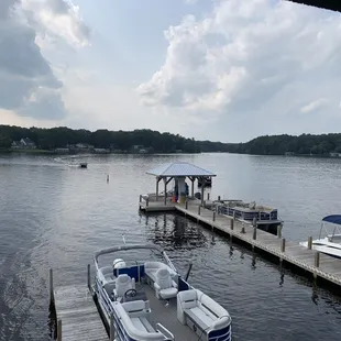 boats docked at a dock