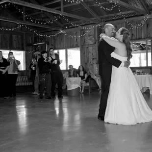 Our first dance in the Dance Hall