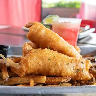 fish, seafood, fish and chips, food