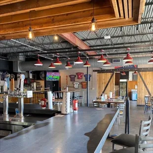 the interior of the restaurant