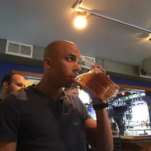 Big beers for the game
