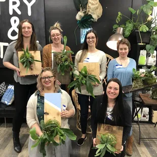 Mounted Staghorn Fern workshop.