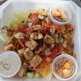 Grilled chicken salad