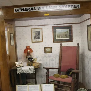 Display honoring Gen. Shafter