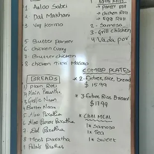 Menu.