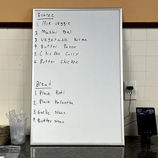 Thali Platter Options