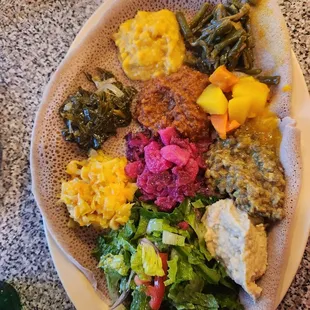 Veggie combo for one