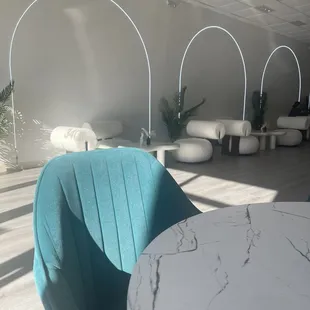 outside, sushi and sashimi