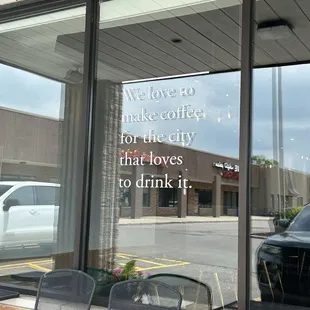 Outside