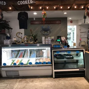 the inside of the restaurant