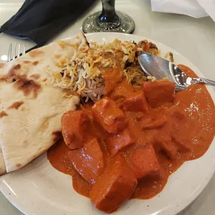 Naan, Chicken Tikka Masala